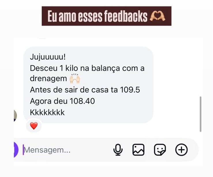 Print de avaliação de cliente